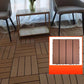 Frendorf | Verbund Quadrat Terrassenfliesen Interlocking Gestreift Muster Patio Bodenfliesen