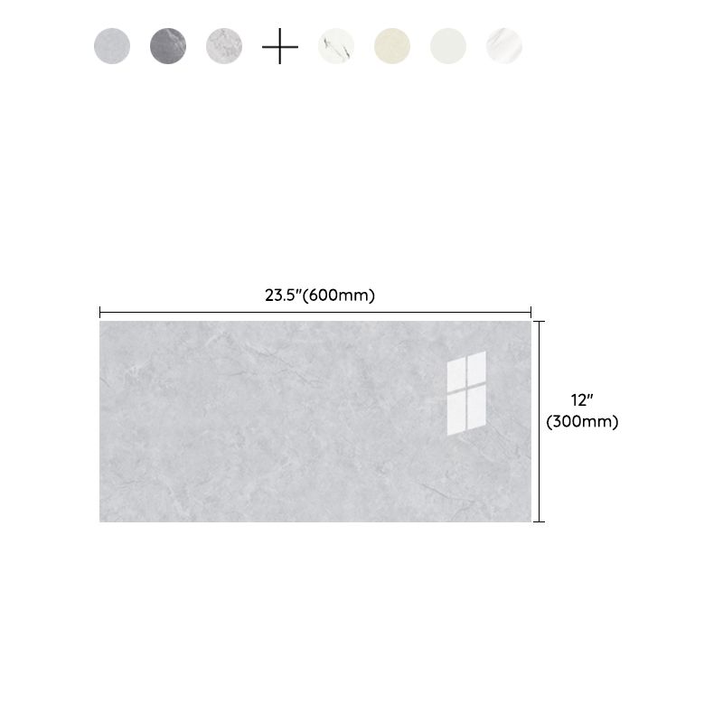 Frendorf | 12" X 23" PVC rechteckige Peel and Stick Wandfliese Küche und Bad Rückwand