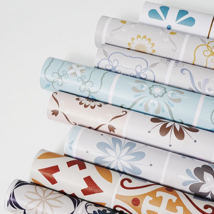 Frendorf | Modern Vinylplanken Peel and Stick Gitterdruck PVC-Bodenbelag für das Badezimmer