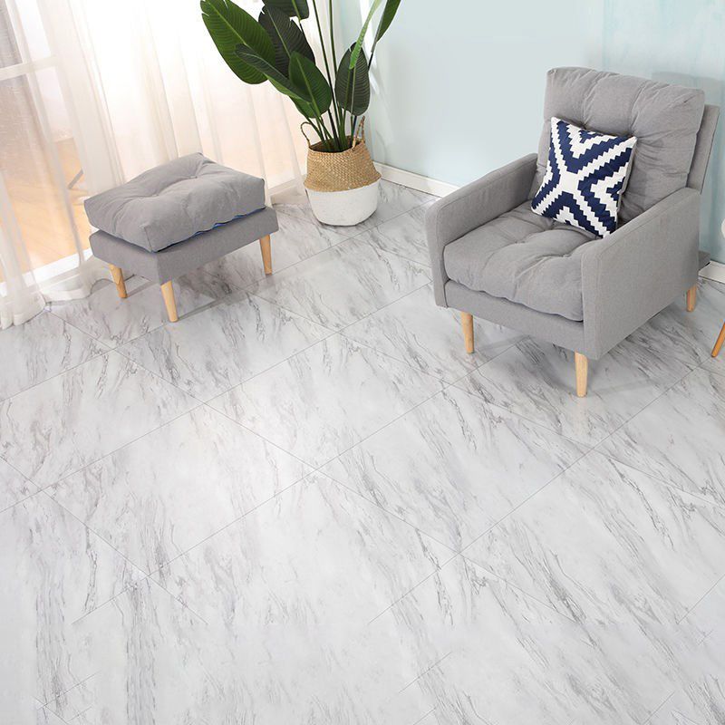 Frendorf | Home Indoor Vinylboden Peel and Stick Marmor-Druck Quadrat PVC-Bodenbelag