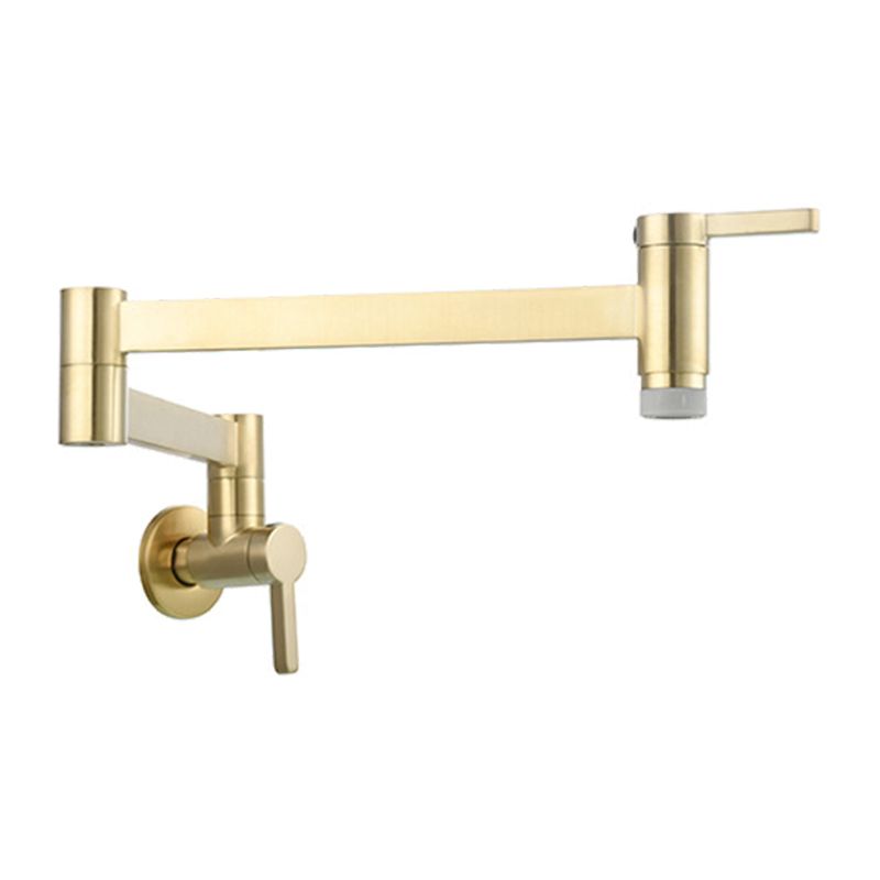 Frendorf | 1-Handgriff gebürstetes Nickel weit verbreiteter Wasserhahn 1 Loch wandmontierter Badezimmer Wasserhahn mit Messing