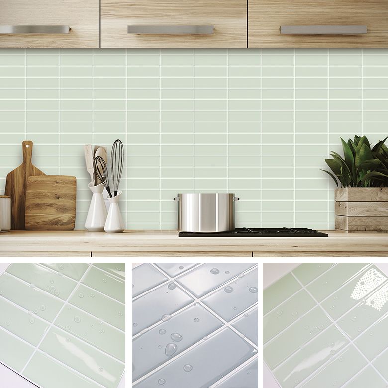 Frendorf | Peel- und Stickfliesen Wasserdichtes Kunststoff Rechteck Peel & Stick Fliese für die Küche 2er-Pack