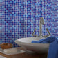 Frendorf | Mosaikfliesen-Tapete PVC Wasserdicht Abziehen und Kleben Wandfliese mit quadratischer Form