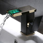 Frendorf | Waschbecken Wasserfall Auslauf Einhandarmatur mit LED Licht