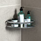 Frendorf | 3-teiliges modernes Badezimmer-Accessoire-Set Aluminium-Badregal in Silber