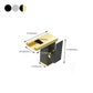 Frendorf | Moderner Wasserfallauslauf Waschbeckenarmatur mit LED Messing Waschbeckenarmatur
