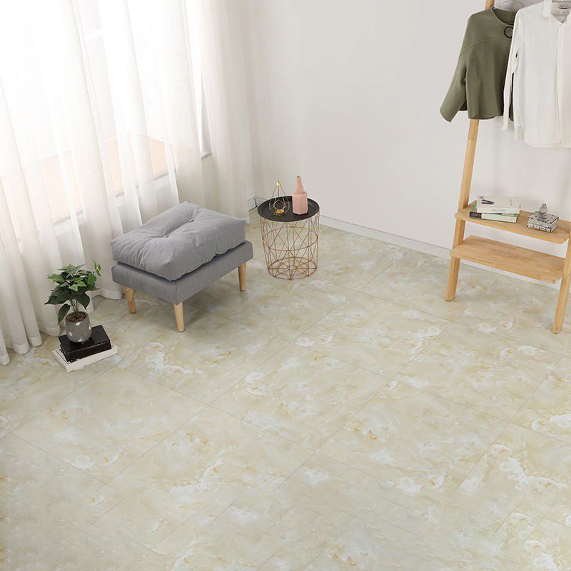 Frendorf | Home Indoor Vinylboden Peel and Stick Marmor-Druck Quadrat PVC-Bodenbelag