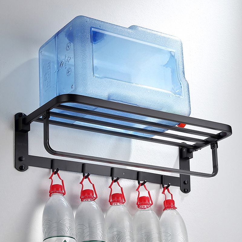 Frendorf | Modernes Badezimmer Zubehör Set Badeablage Handtuchhalter Matt Schwarz Bad Hardware Set