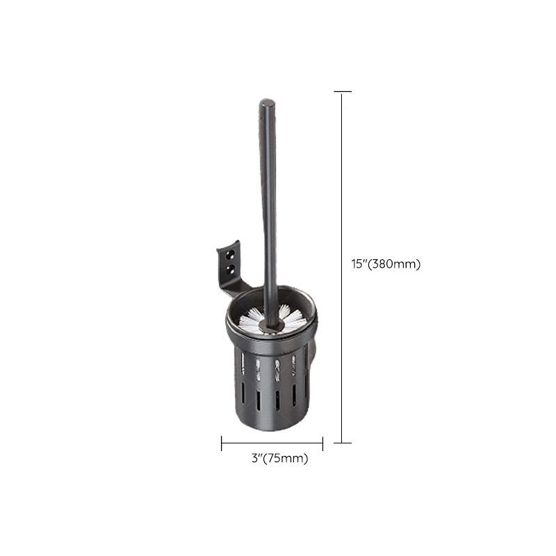 Frendorf | Moderne Badezimmer Zubehör Hardware Set Graue Handtuchstange Badregal Bad Hardware Set