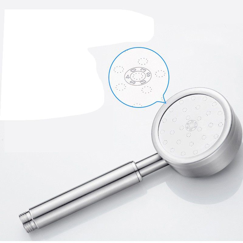 Frendorf | Moderner Duschkopf Edelstahl Rund Metall Handheld Duschkopf