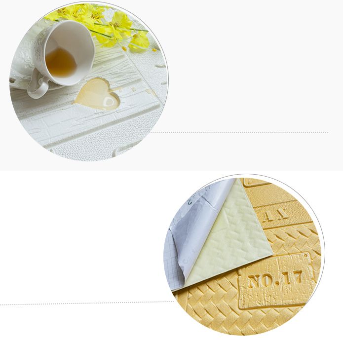 Frendorf | Peel and Stick Wand Decken 3D Prägewandverkleidung mit Wasserfest