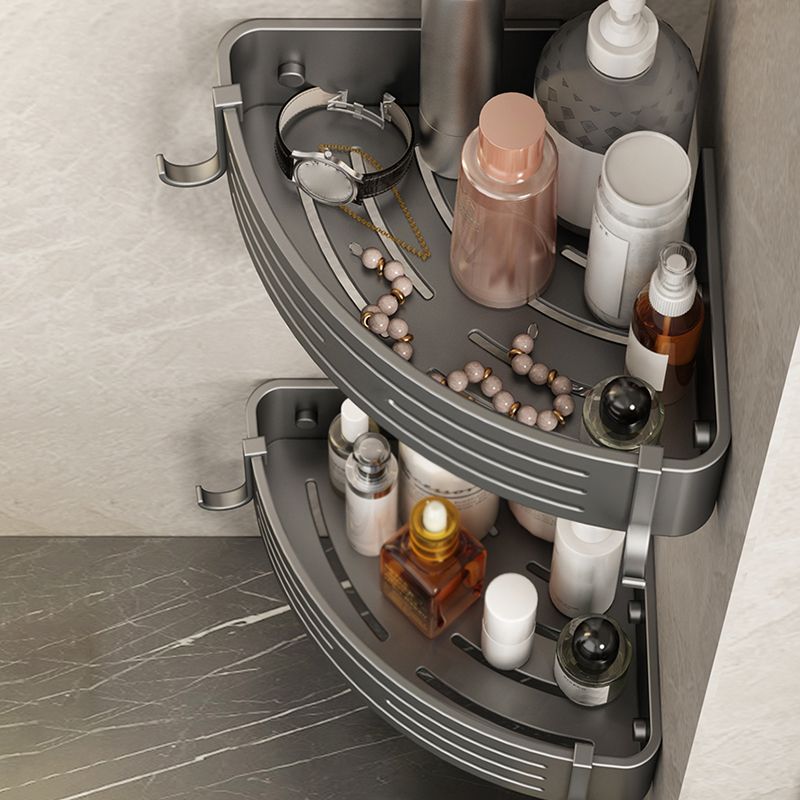 Frendorf | 3-teiliges Badezimmerzubehör-Set Zeitgenössisches Aluminium-Badregal