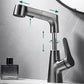 Frendorf | Ausziehbarer Vessel Wasserhahn Moderner Waschbecken Wasserhahn mit einem Hebelgriff