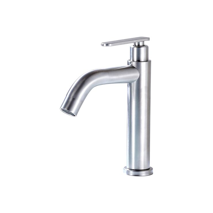 Frendorf | Modern Vessel Wasserhahn Edelstahl Niedriger Bogen Waschbecken Wasserhahn