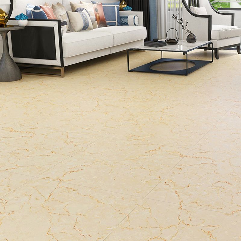 Frendorf | PVC-Bodenbelag Peel & Stick Stein Design Quadratischer Vinylboden für das Wohnzimmer