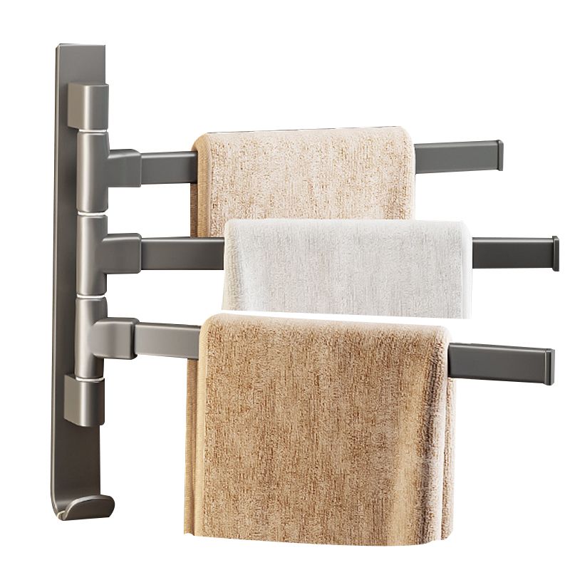 Frendorf | Contemporary Gray Bathroom Accessory Set  Aluminium Handtuchhalter