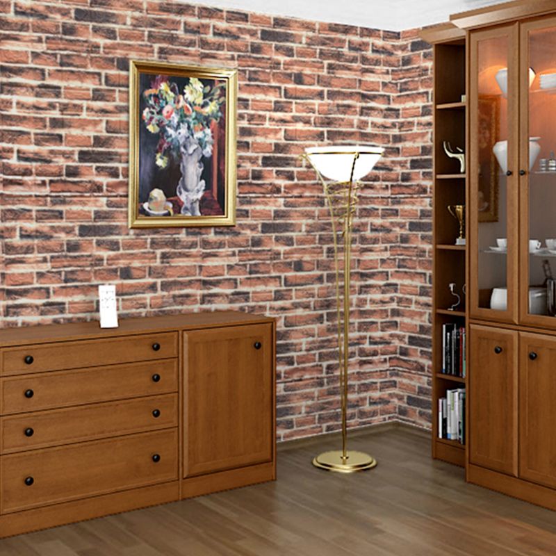 Frendorf | Künstliche Backsteinwandplatte Im industriellen Stil Einfaches Wohnen Wohnzimmer Wandpaneel (1-Pack)