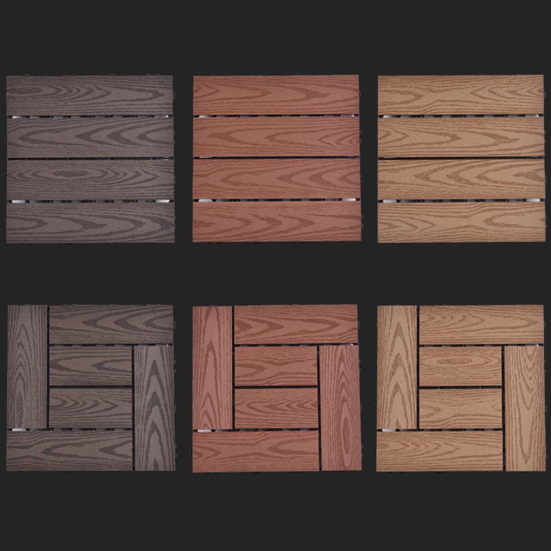 Frendorf | Modernes Kunststoffholz-Laminatplankendeck im Freien, schimmelresistentes Laminat