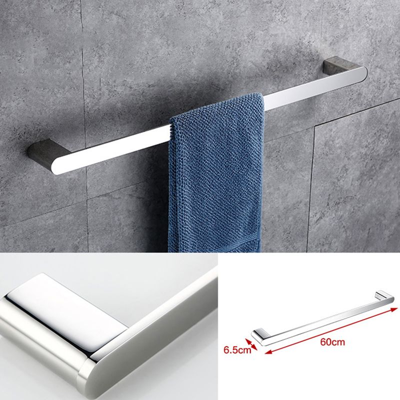 Frendorf | Zeitgenössisches Badezimmerzubehör Hardware-Set in Silber mit Seifenschale