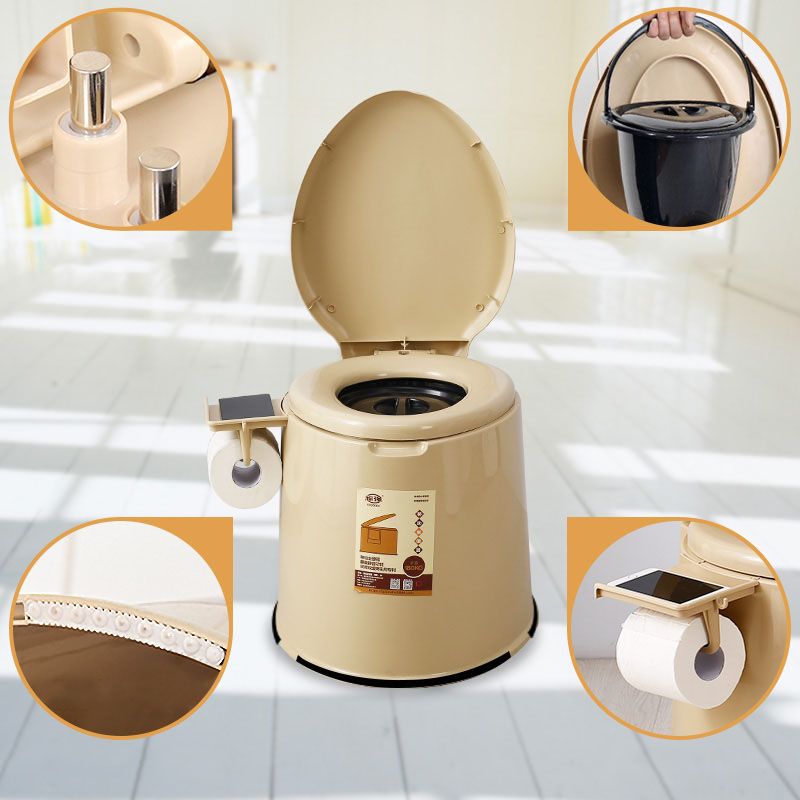 Frendorf | Moderne Kunststoff-WC-Bodenmontierte Toilettenschüssel mit Sitz für das Badezimmer