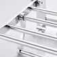 Frendorf | Chrome/Schwarz Klassisches Badezimmerzubehör Set Modernes Bade-Regal/Handtuchstange & Papierhalter
