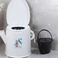 Frendorf | Zeitgenössische Kunststoff Urinal Standtoilette mit Sitz für das Badezimmer