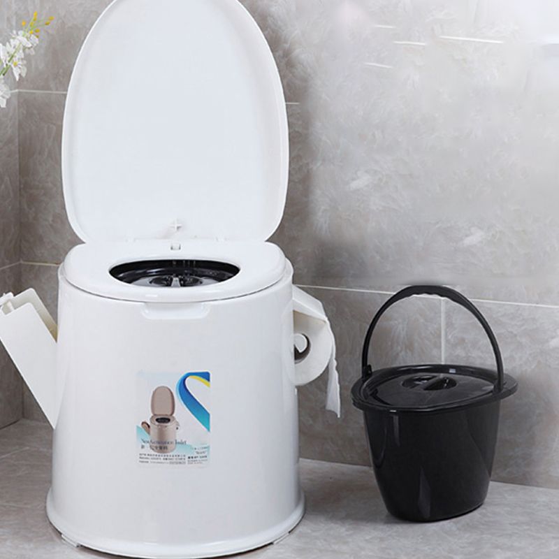 Frendorf | Zeitgenössische Kunststoff Urinal Standtoilette mit Sitz für das Badezimmer