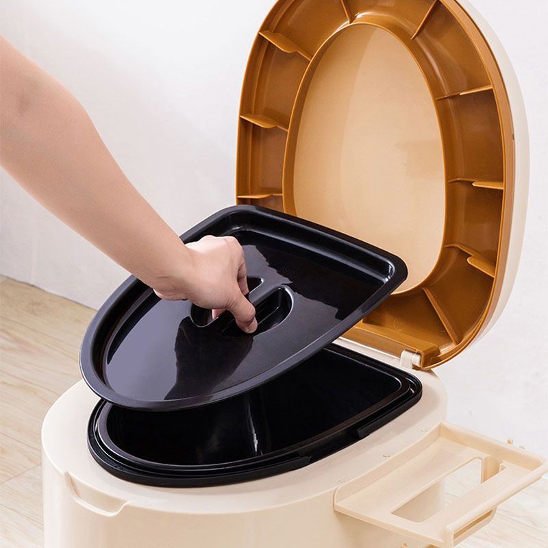 Frendorf | Bodenmontierte Kunststoff-WC Einteiliges WC Modernes Toilettenbecken