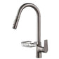 Frendorf | Ganshals Küchenspüle Wasserhahn Drehauslauf mit Pull-Down Spraykopf