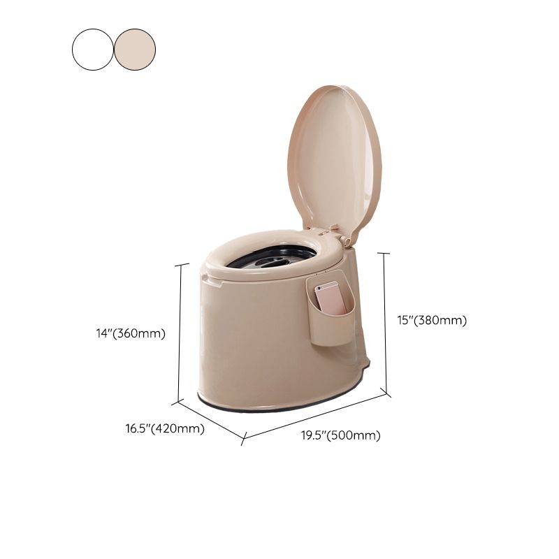 Frendorf | Zeitgenössische Kunststoff Urinal Standtoilette mit Sitz für das Badezimmer