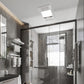 Frendorf | 7-teiliges Badezimmer-Zubehör-Set Modernes Aluminium-Badezimmer-Set in Silber