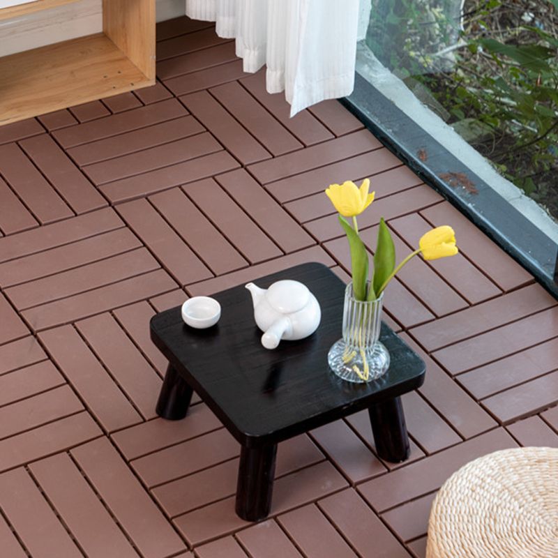 Frendorf | 30 cm X 30 cm 4-Slat Quadrat Deck/Patiobodenfliesen Schnapppassung Installation Bodenfliesen