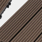Frendorf | 12" X 12" Deck/Patiobodenfliesen 4-Slat Quadrat für Außenpatiofliesen