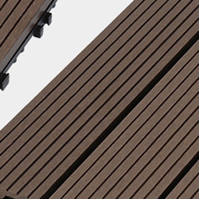 Frendorf | 12" X 12" Deck/Patiobodenfliesen 4-Slat Quadrat für Außenpatiofliesen