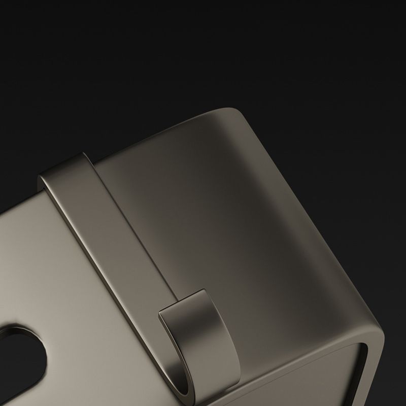 Frendorf | Zeitgemäßes Aluminium Badezimmer Zubehörset Graue Badablage