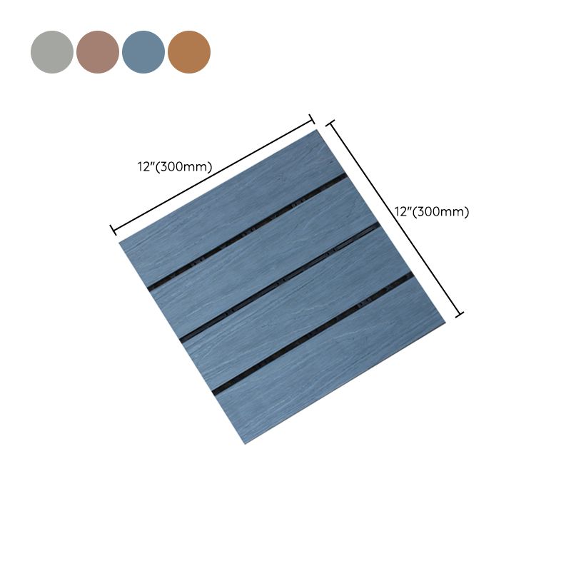 Frendorf | 12" X 12" 4-Slat Quadrat PVC Bodenfliesen Mit Interlocking Installation Bodenplatten Fliesen