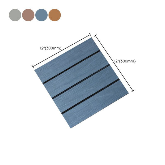 Frendorf | 12" X 12" 4-Slat Quadrat PVC Bodenfliesen Mit Interlocking Installation Bodenplatten Fliesen