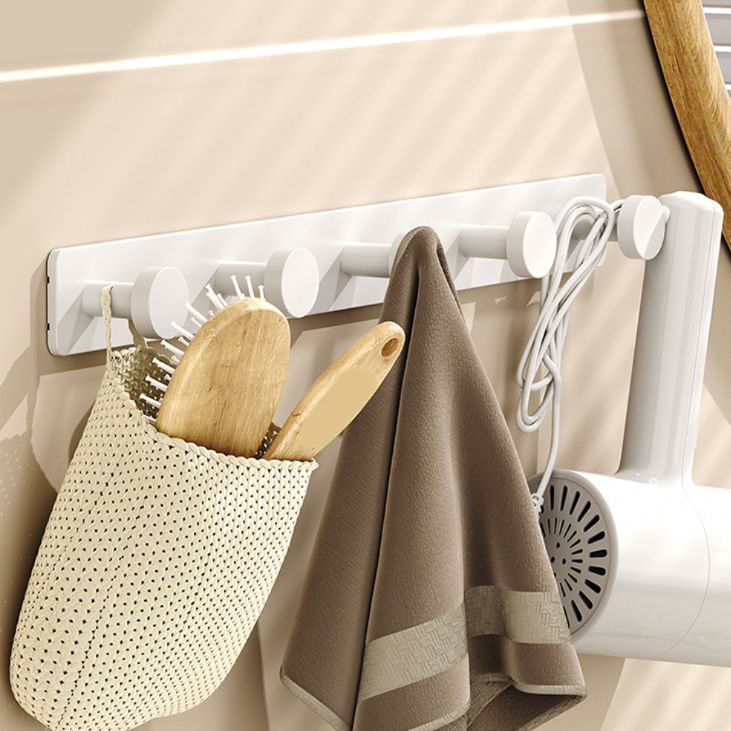 Frendorf | Modernes Stil Badezimmerzubehörset mit Badregal/Handtuchhalter/Toilettenbürste in Weiß
