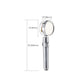 Frendorf | Rundduschkopf verstellbarer Wasserfluss Handheld Duschkopf mit Wasserfiltration