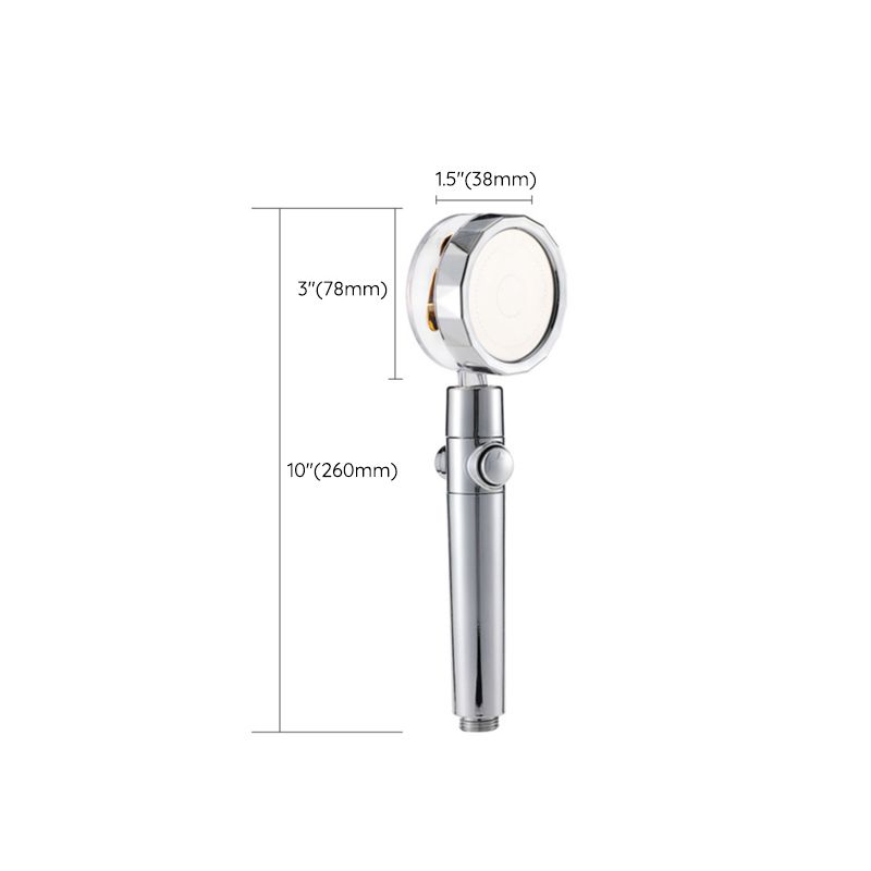 Frendorf | Rundduschkopf verstellbarer Wasserfluss Handheld Duschkopf mit Wasserfiltration
