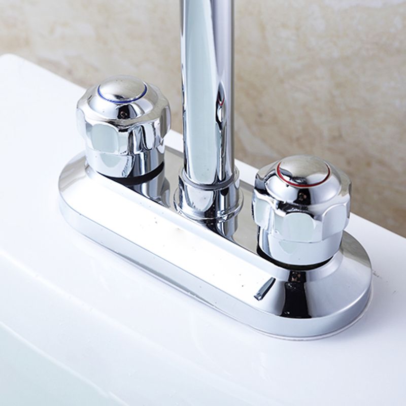 Frendorf | 2-Handgriff Gebürstetes Nickel Weitläufiger Wasserhahn 2-Loch Centered Badezimmer Waschbecken Wasserhahn mit Messing