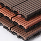 Frendorf | 12" X 12" PVC 6-Slat Quadrat Patio Fliesen Schnappfit Installation Außenbodenfliesen