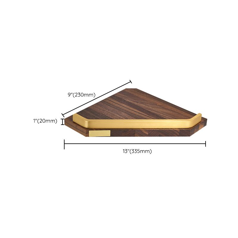 Frendorf | Holz- und Aluminium-Badehardware-Set Goldenes Badezimmerzubehör-Set