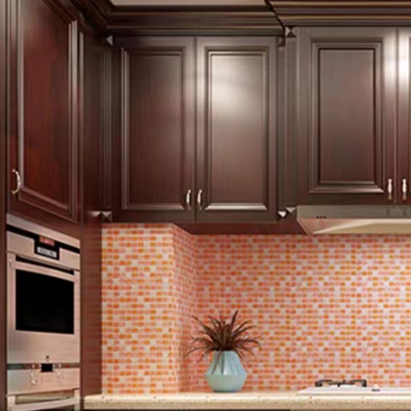 Frendorf | Kunststoff Peel & Stick Mosaikfliese Wasserdichte Peel & Stick Mosaikfliese mit quadratischer Form