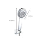 Frendorf | Modernes Stil Rund Handheld Dusche Badezimmer Metall Wandmontierte Hand Dusche