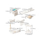 Frendorf | Modernes Weißes Badezimmerzubehörset Edelstahl Bad Hardware Set