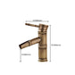 Frendorf | Messing Land Becken Wasserhahn Einloch Waschbecken Wasserhahn für Badezimmer