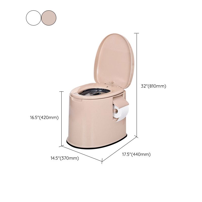 Frendorf | Moderne Kunststoff-WC-Bodenstehende Toilette mit sanftem Schließsitz für das Badezimmer