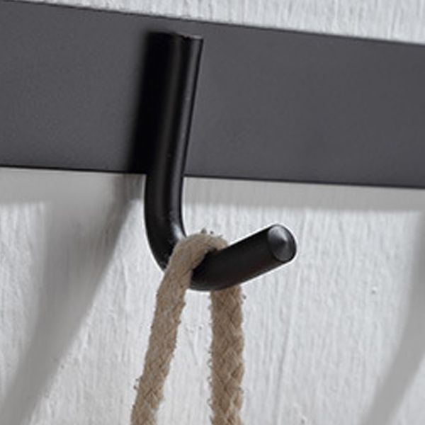 Frendorf | Modernes Badezimmer Zubehör Set Badeablage Handtuchhalter Matt Schwarz Bad Hardware Set