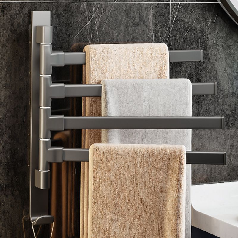 Frendorf | Contemporary Gray Bathroom Accessory Set  Aluminium Handtuchhalter